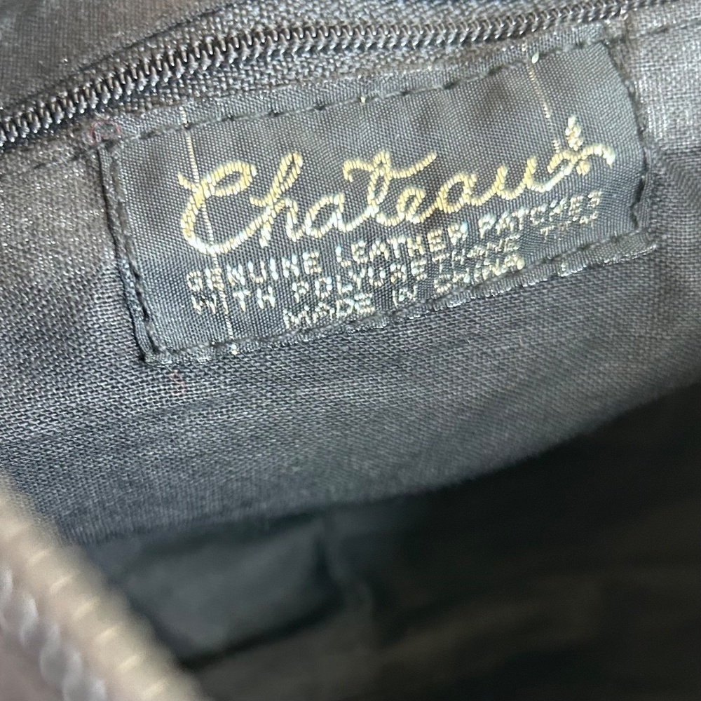 Chateau Multicolor Patchwork Leather Vintage Cros… - image 8